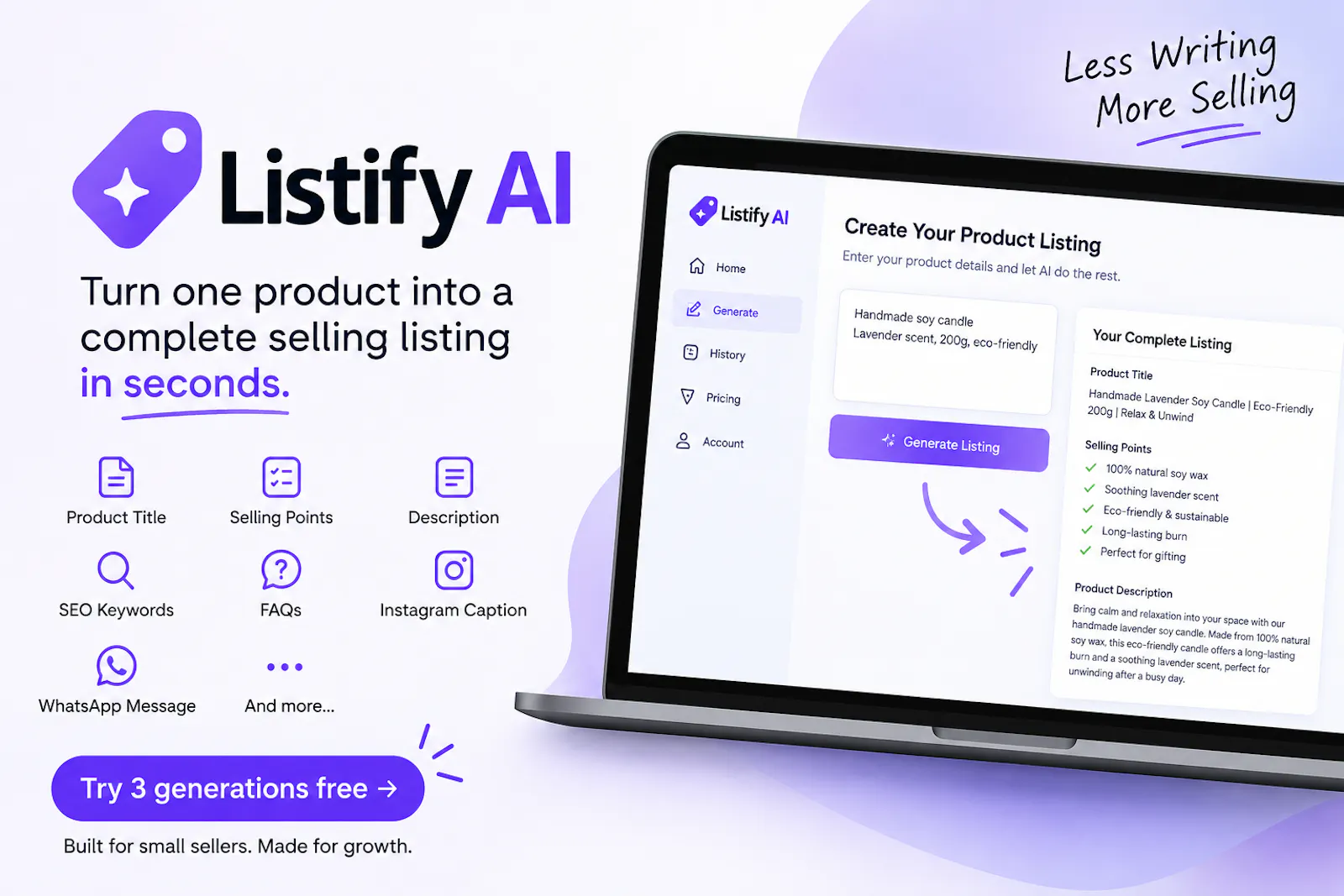 Listify AI screenshot 1