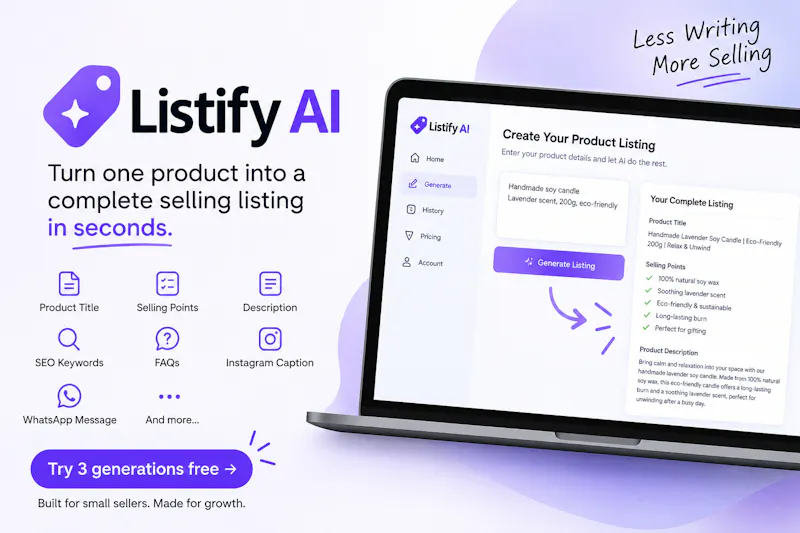 Listify AI screenshot 1