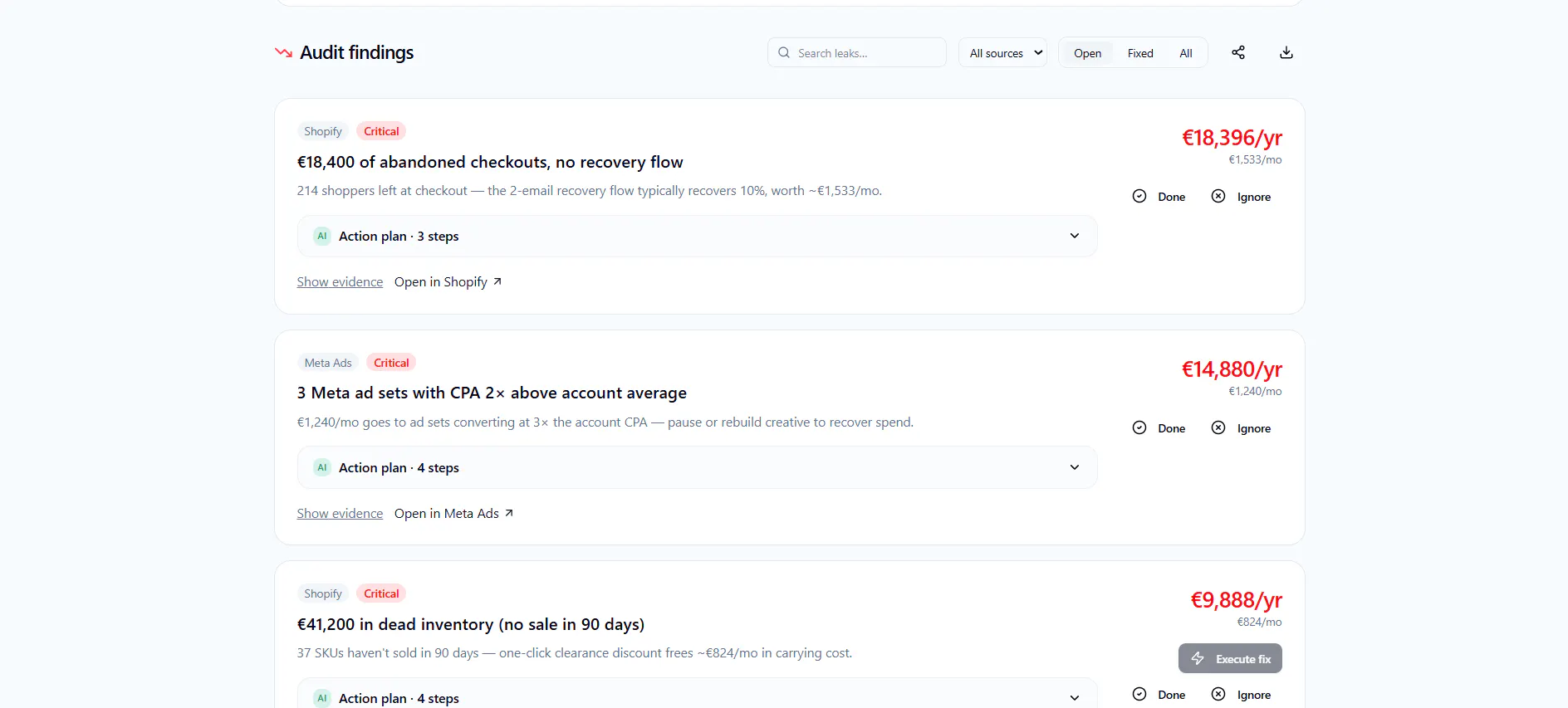 Revenue Leak AI gallery image
