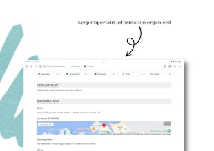The Travel Dashboard gallery image