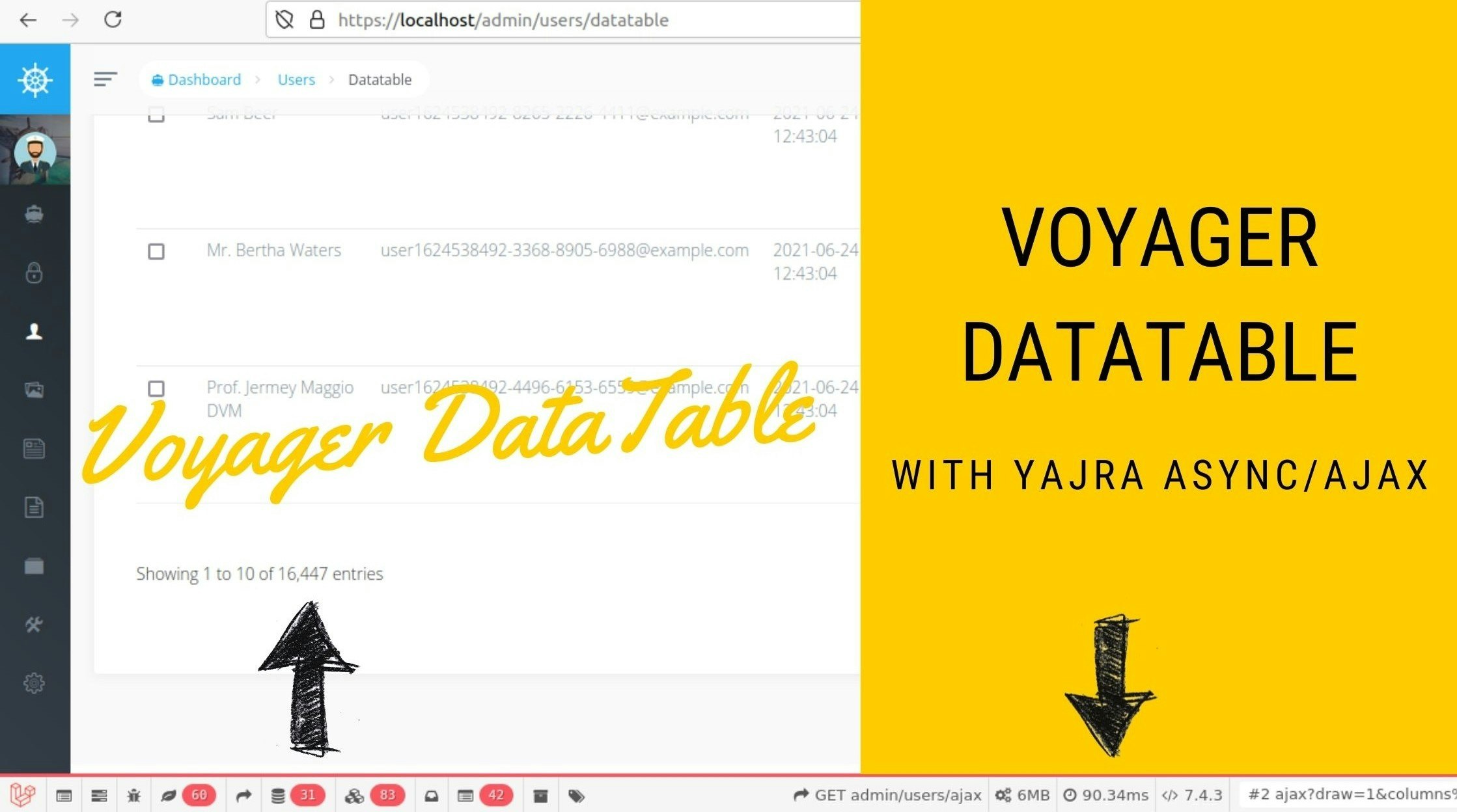 Joy VoyagerDatatable