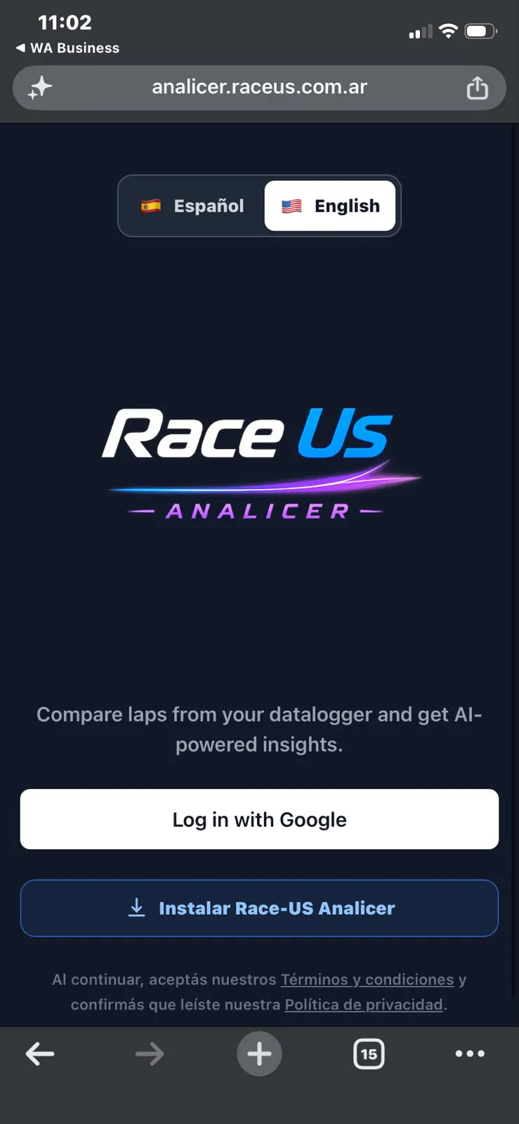 IngresarRace-US Analicer gallery image