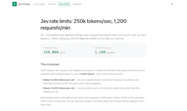 Jev Pricing gallery image