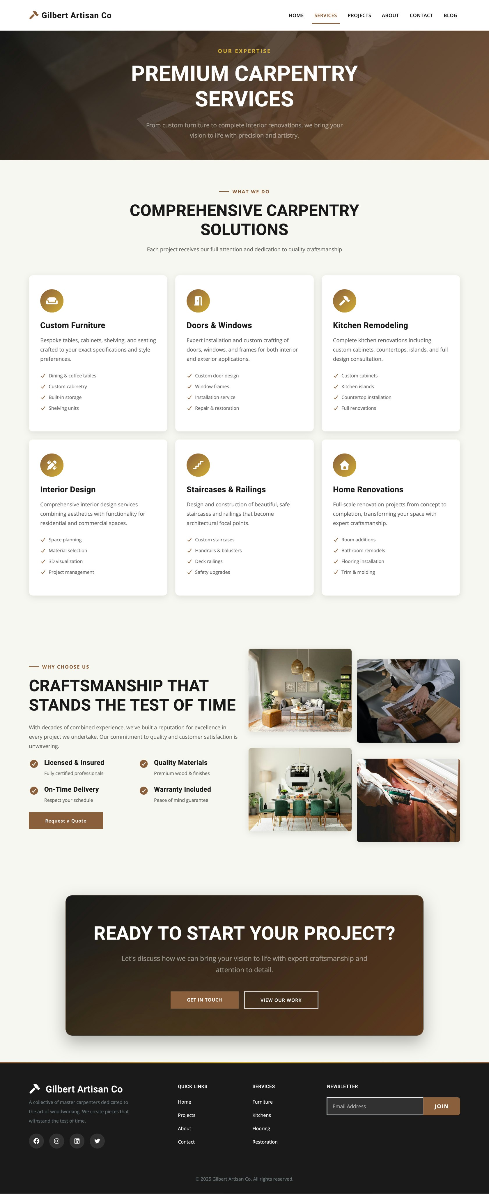 Gilbert Artisan Co | WordPress Trade - Screenshot 2 showing product features and functionality