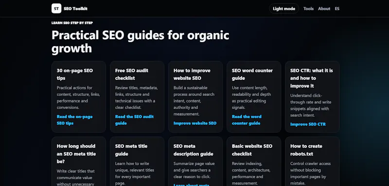 SEO Toolkit screenshot 3