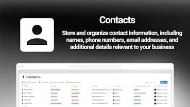 Salesforce Inspired Notion CRM gallery image