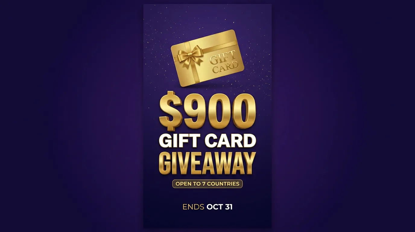 How to Win a $900 Gift Card: 3 Simple gallery image