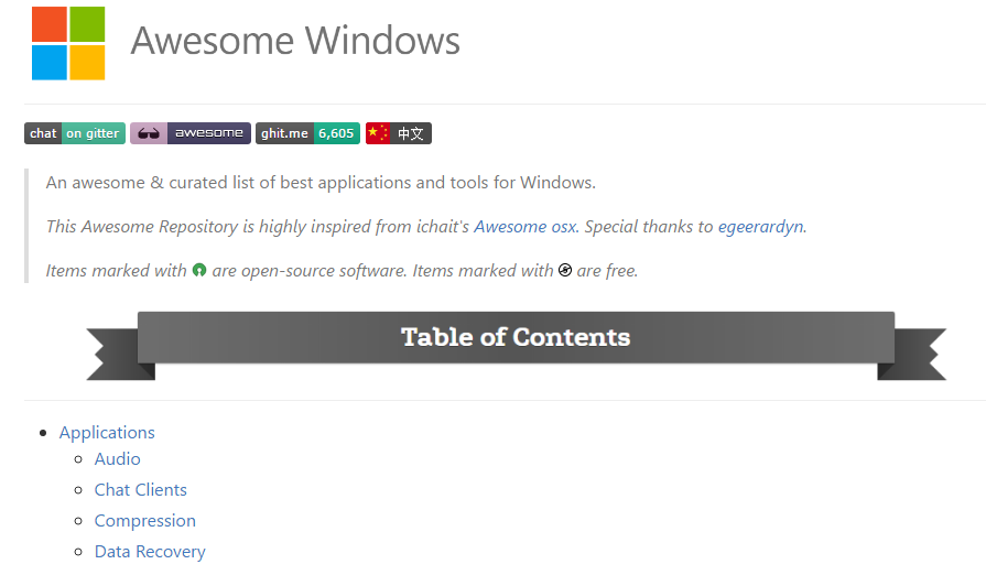 Awesome Windows gallery image