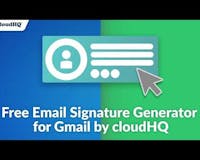 Email Signature Generator by cloudHQ media 1