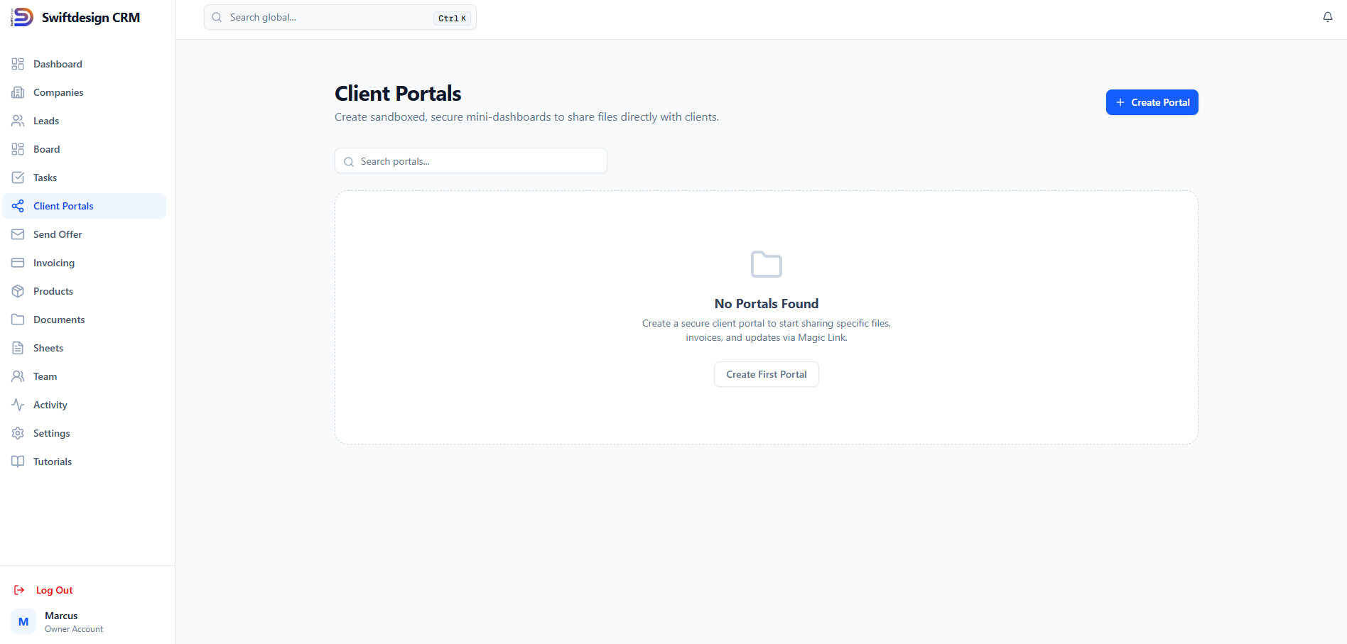 SwiftDesign CRM gallery image