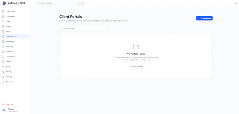 SwiftDesign CRM screenshot 7