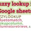 Fuzzy Lookup for google sheets
