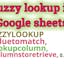 Fuzzy Lookup for google sheets
