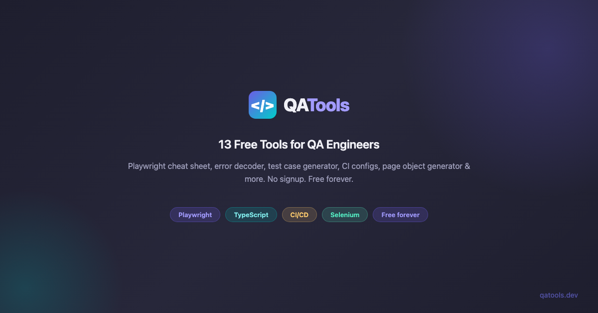 QATools 1.0 gallery image