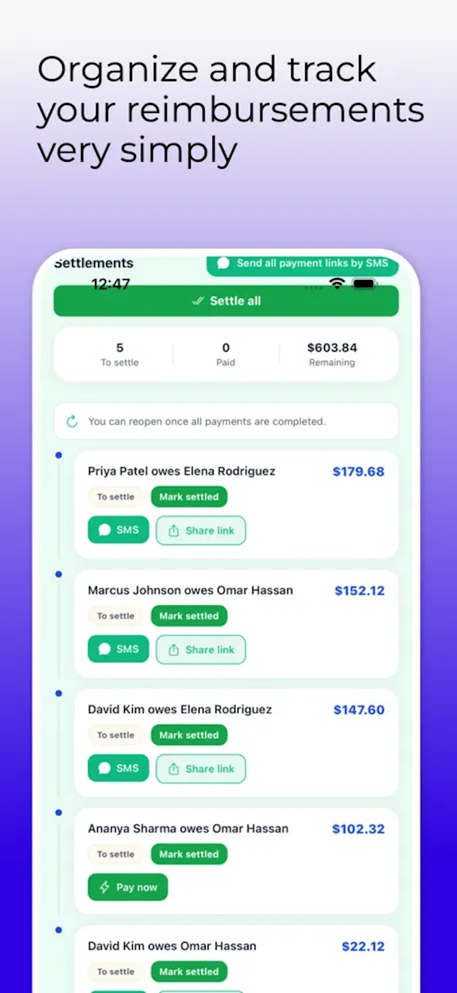 Partly — Split expenses with friends screenshot 8