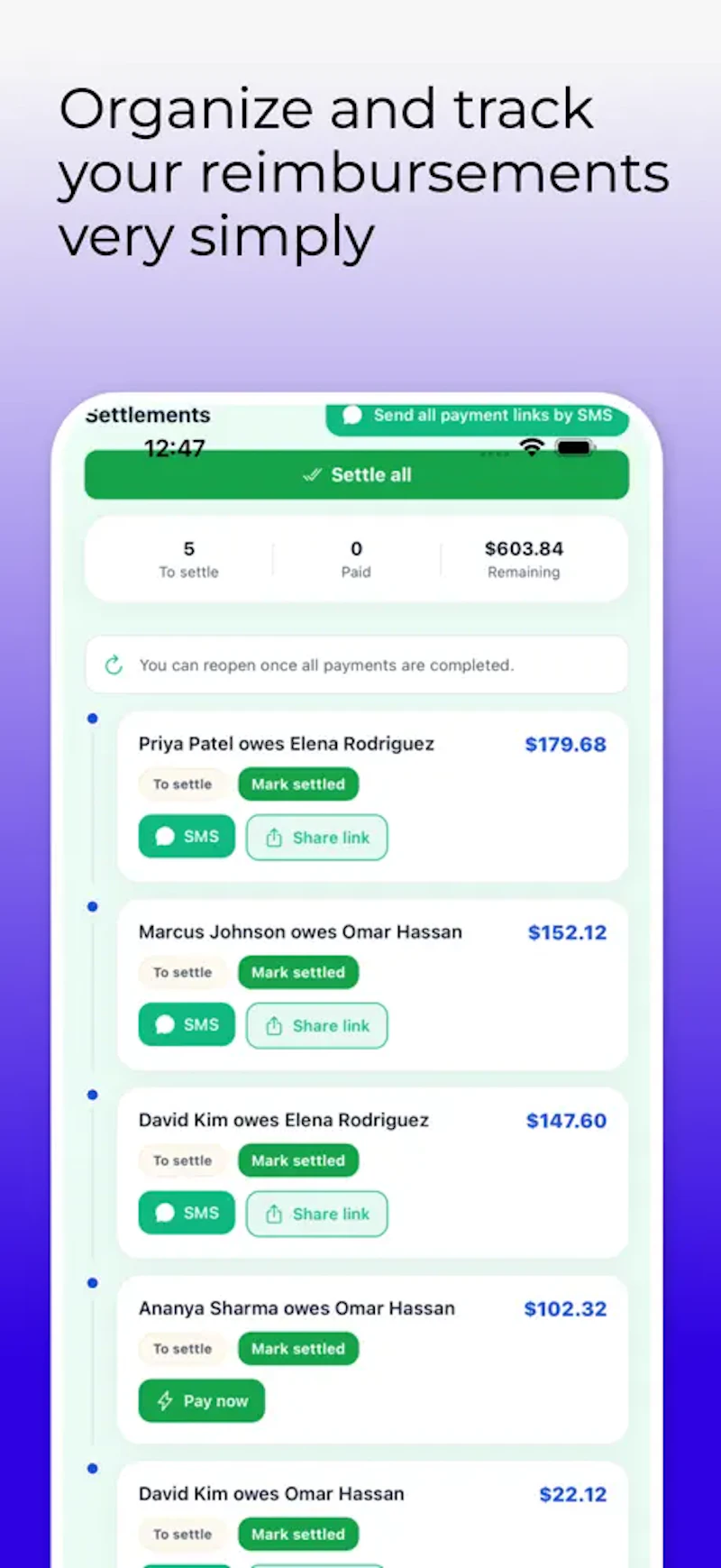 Partly — Split expenses with friends screenshot 8