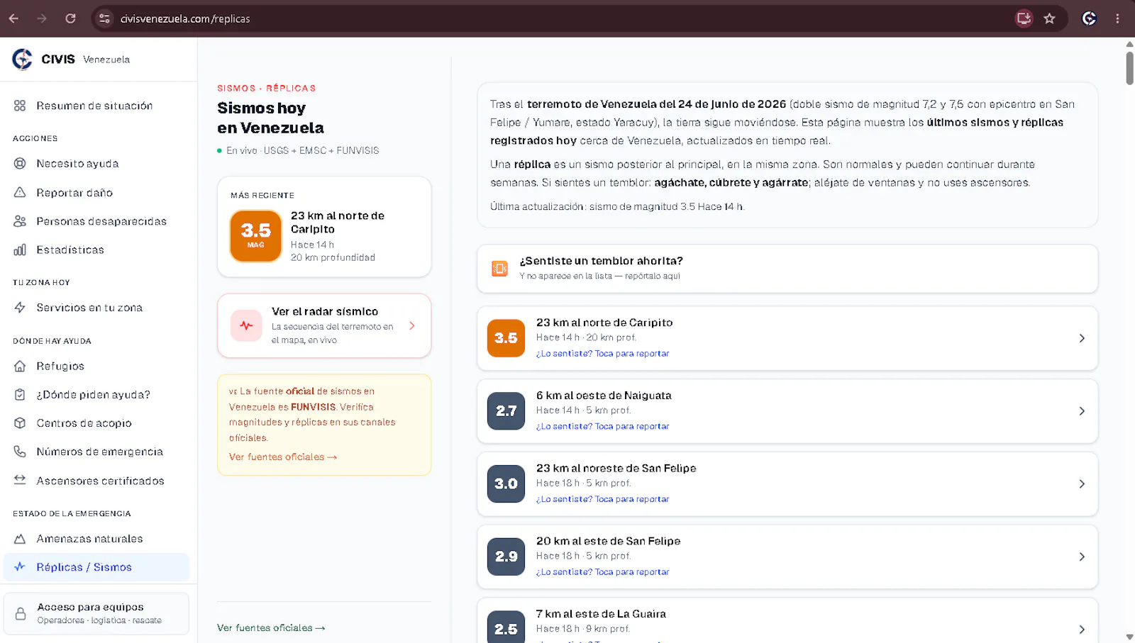 CIVIS Venezuela screenshot 5