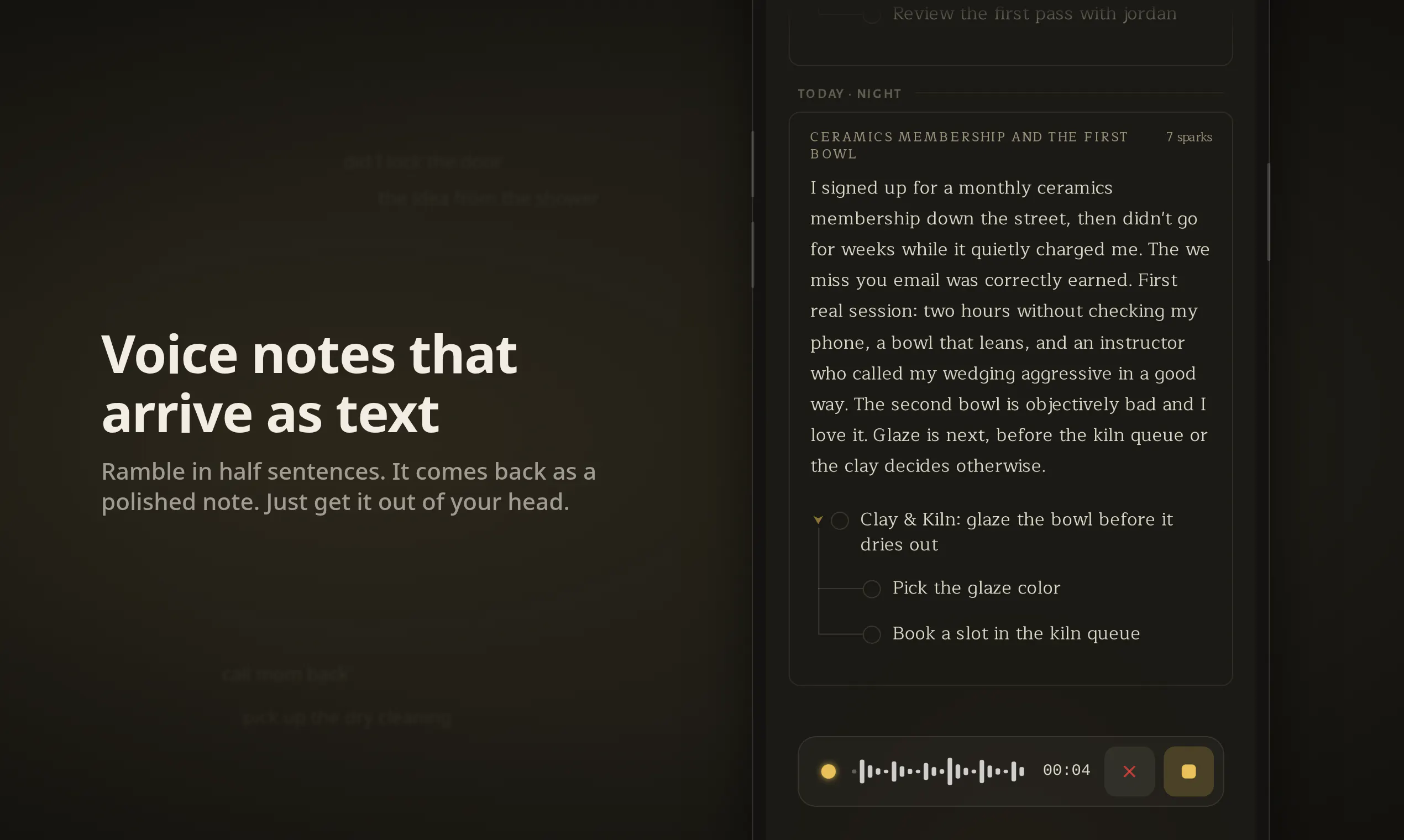 Jottify screenshot 2
