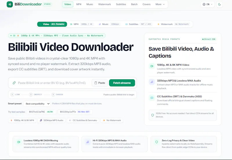 Bilibili Video Downloader screenshot 1