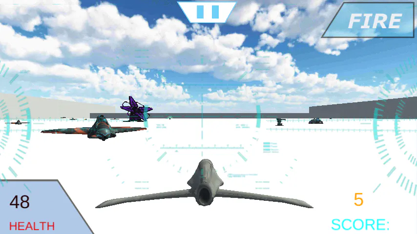 SAUCER SHOOTER (motion sensing based android 3D game)