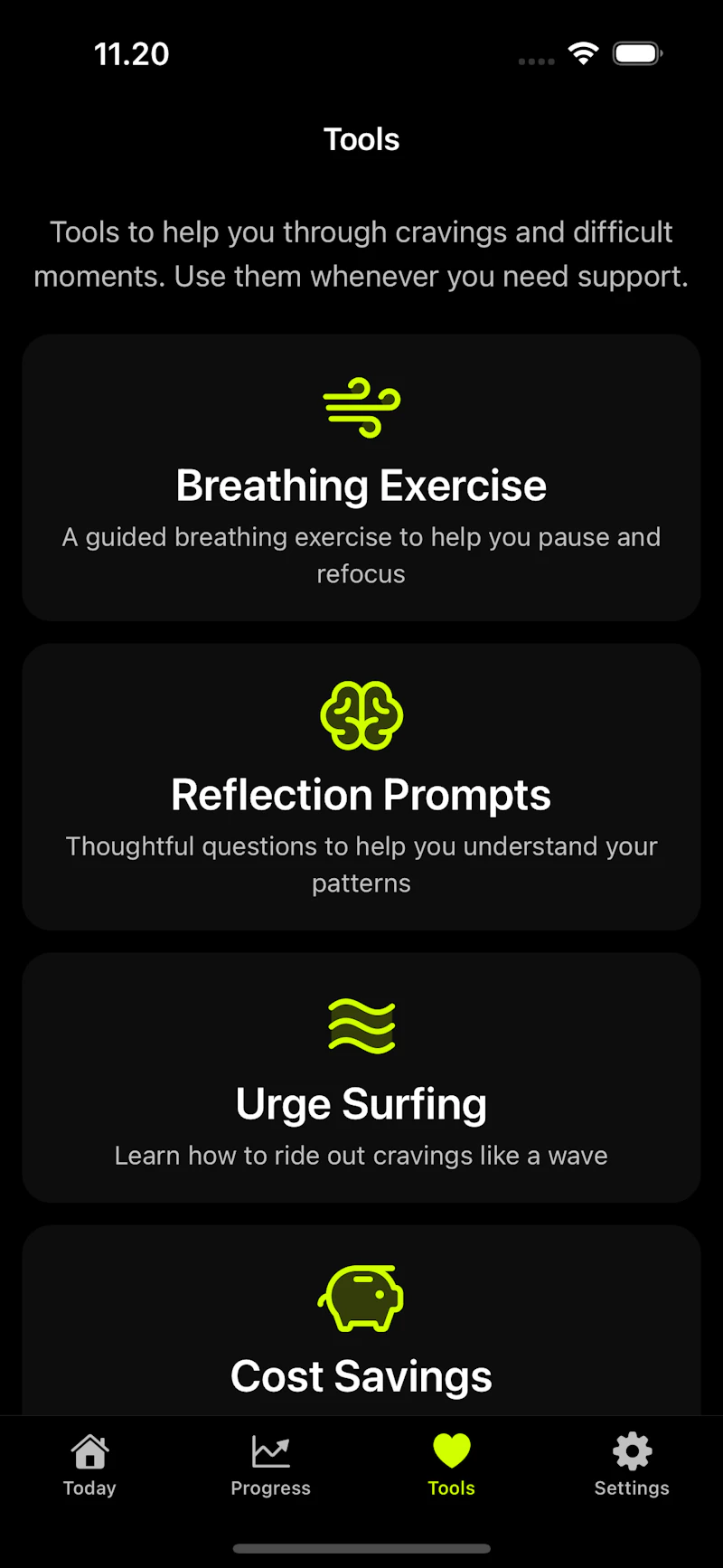 Wean Nicotine screenshot 3