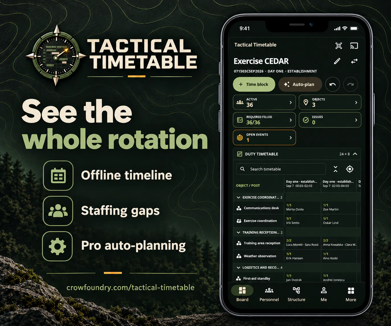 Tactical Timetable gallery image