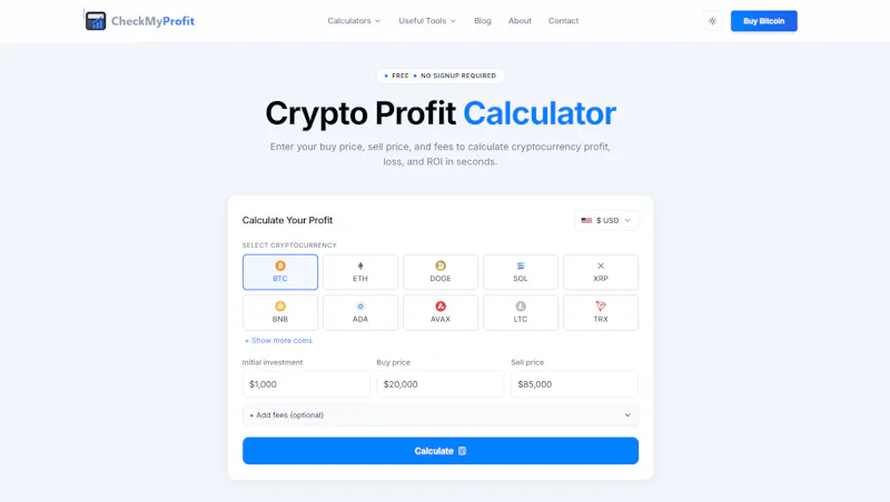 CheckMyProfit screenshot 3