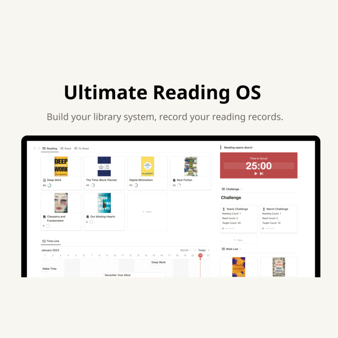 เทมเพลตความคิด: Ultimate Reading OS