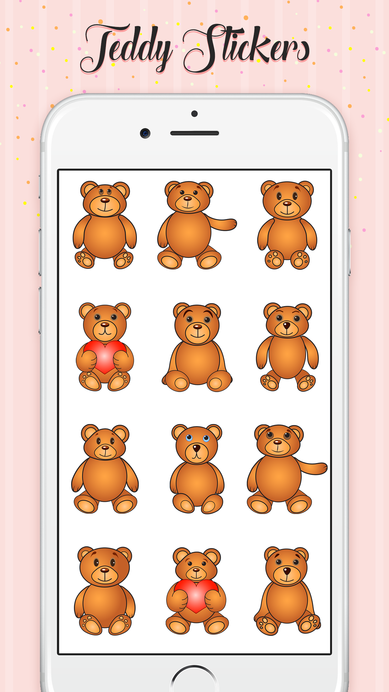 Teddy Love Stickers gallery image