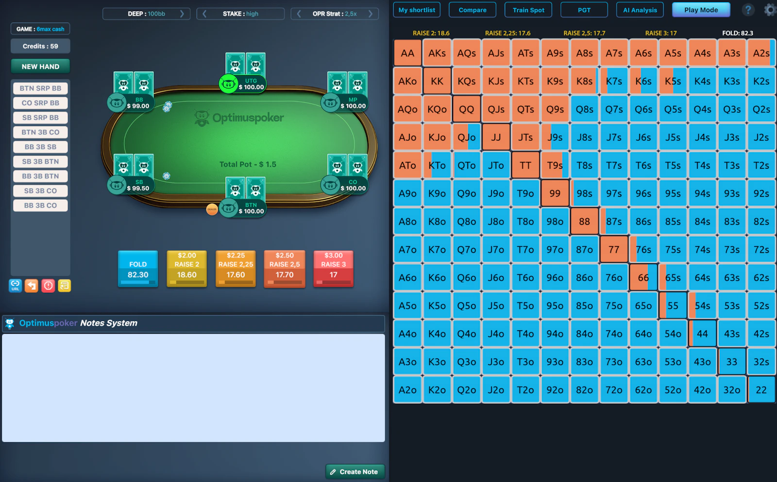 Optimus Poker screenshot 4