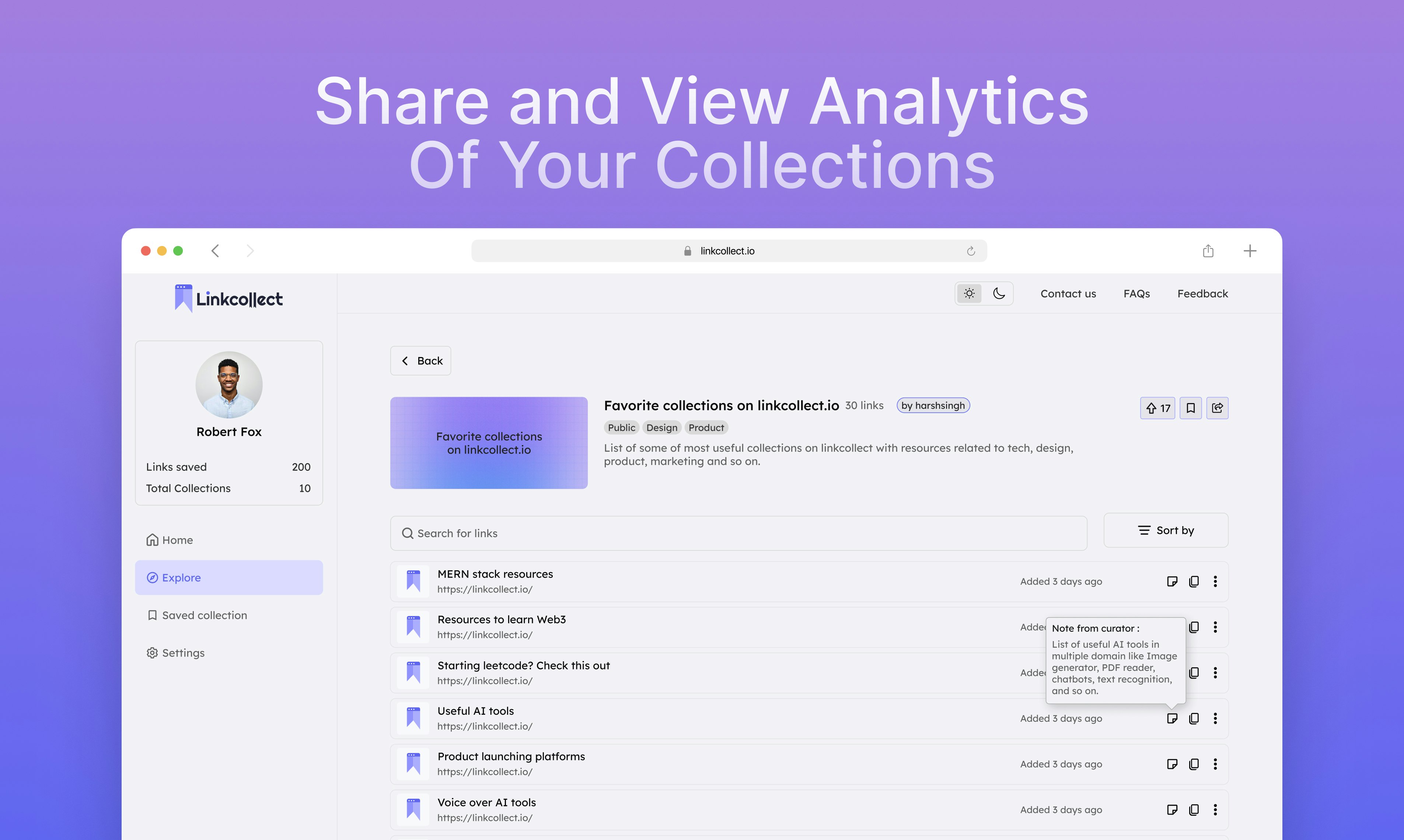 وسائط LinkCollect 4