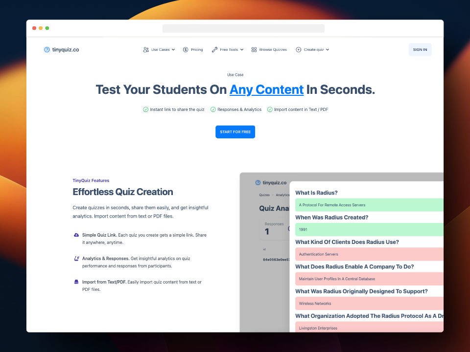 Média TinyQuiz.co - Générer un essai en quelques secondes en utilisant notre outil gratuit 2