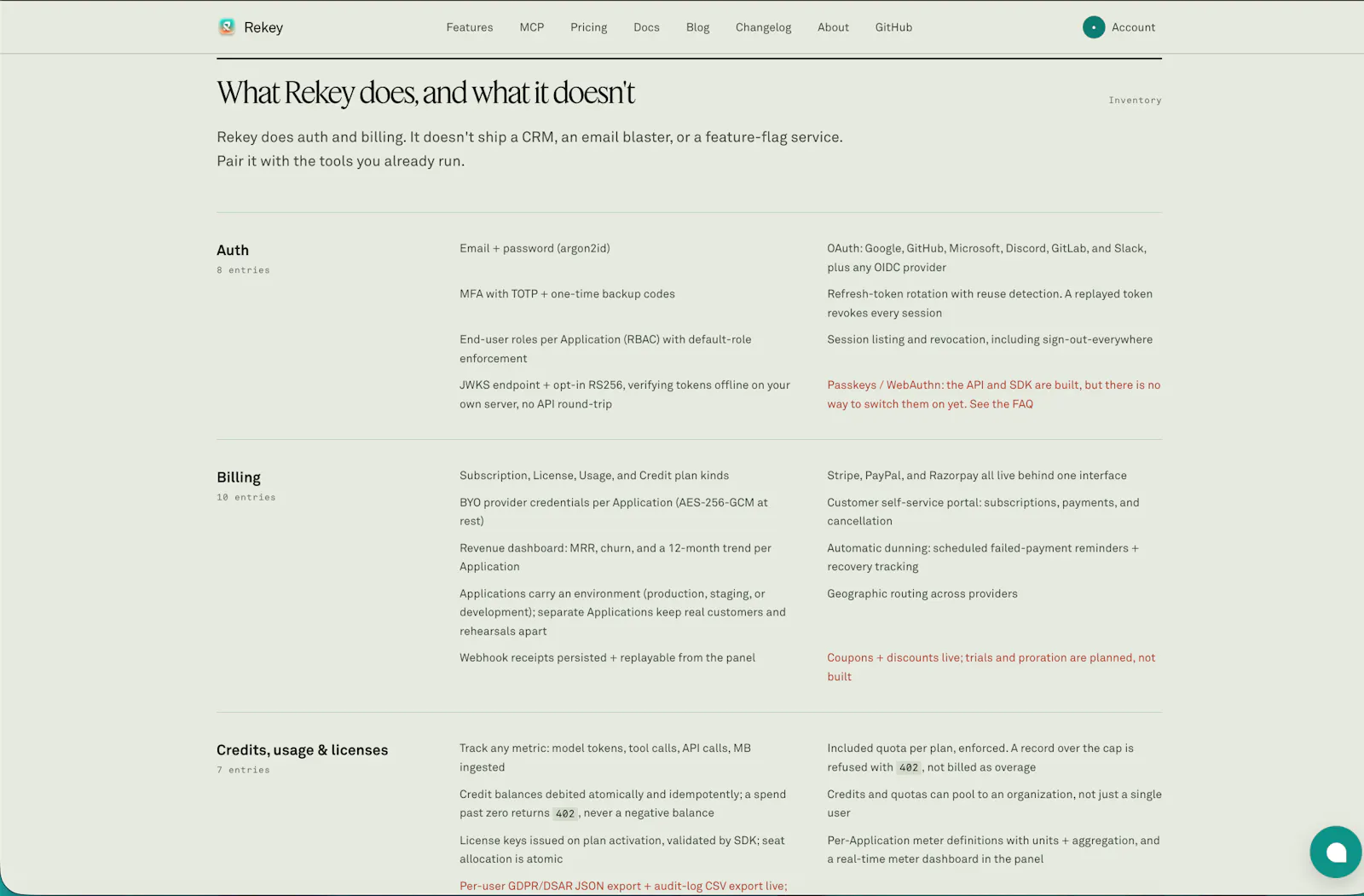Rekey.dev screenshot 2