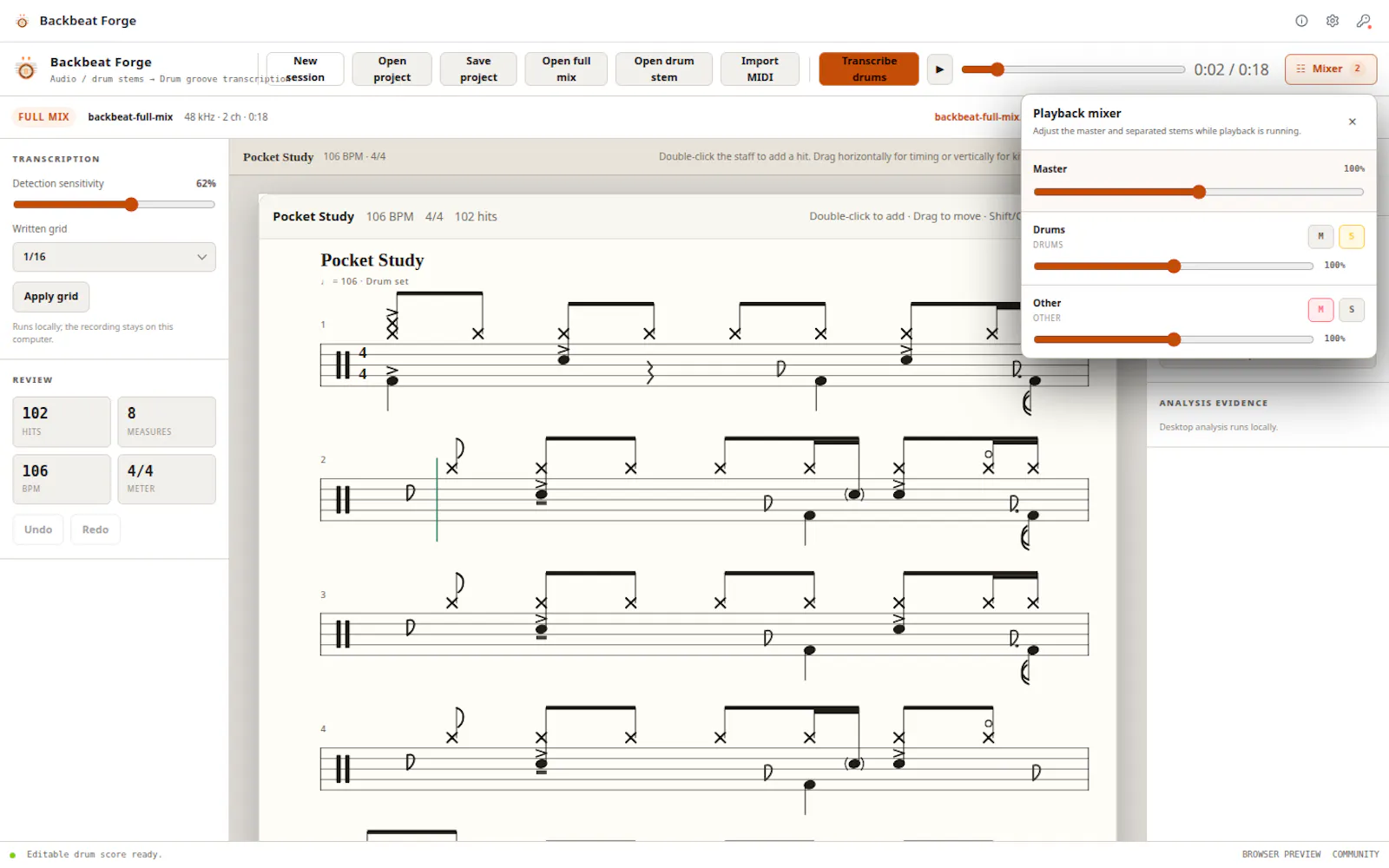 Backbeat Forge screenshot 5