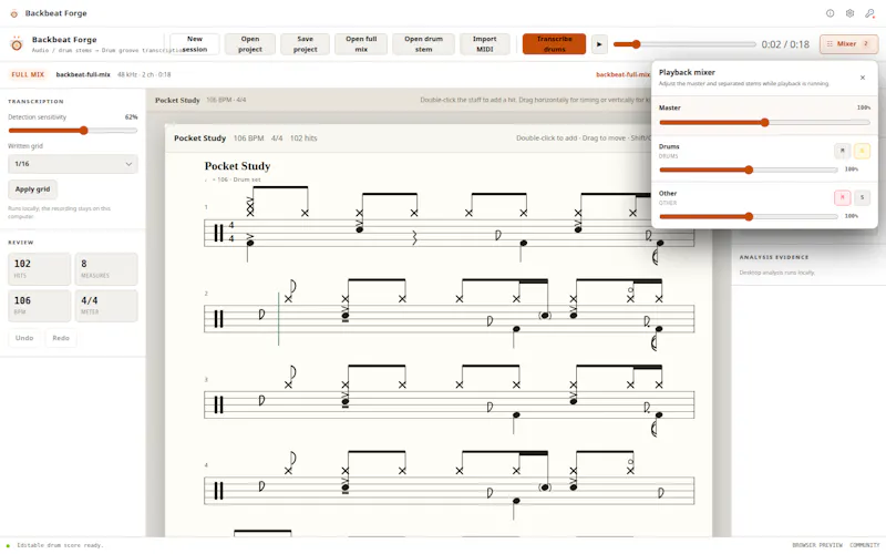 Backbeat Forge screenshot 5