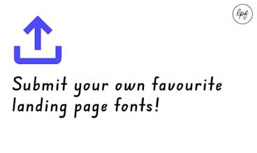 LandingPageFonts.com gallery image