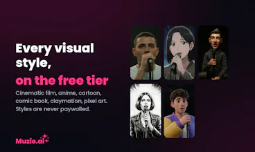 Muzie.ai - AI Music Videos gallery image