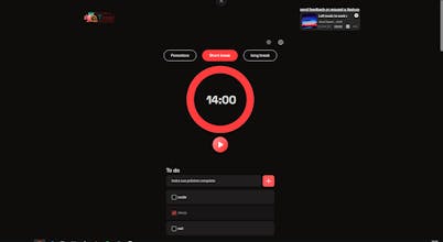 Pomodoro timer aesthetic gallery image