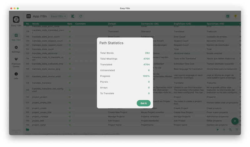 Easy I18n screenshot 3