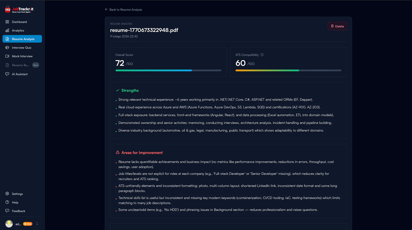 JobTrackr.it screenshot 5