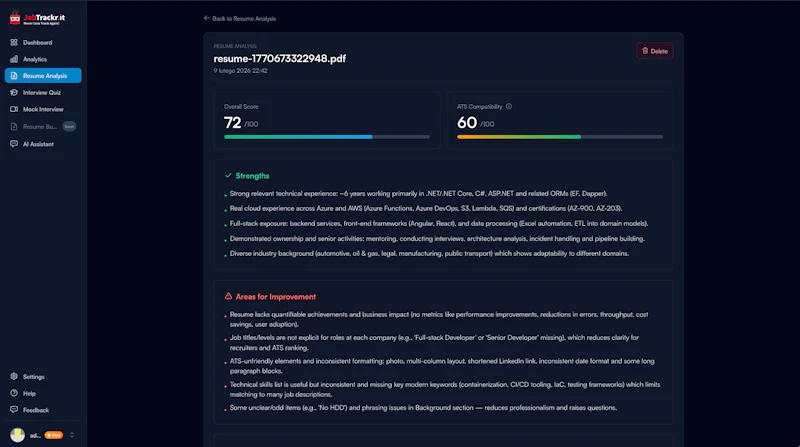 JobTrackr.it screenshot 5