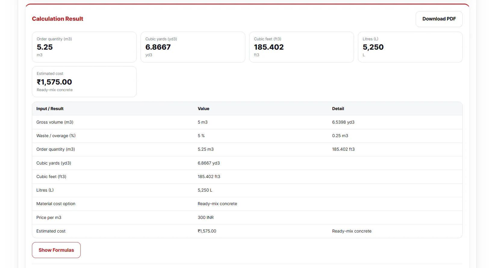 Concrete Calculator - Infontis gallery image