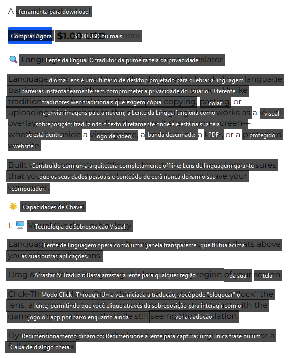 Language Lens - Screenshot 3 showing product features and functionality