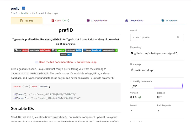 prefID screenshot 2