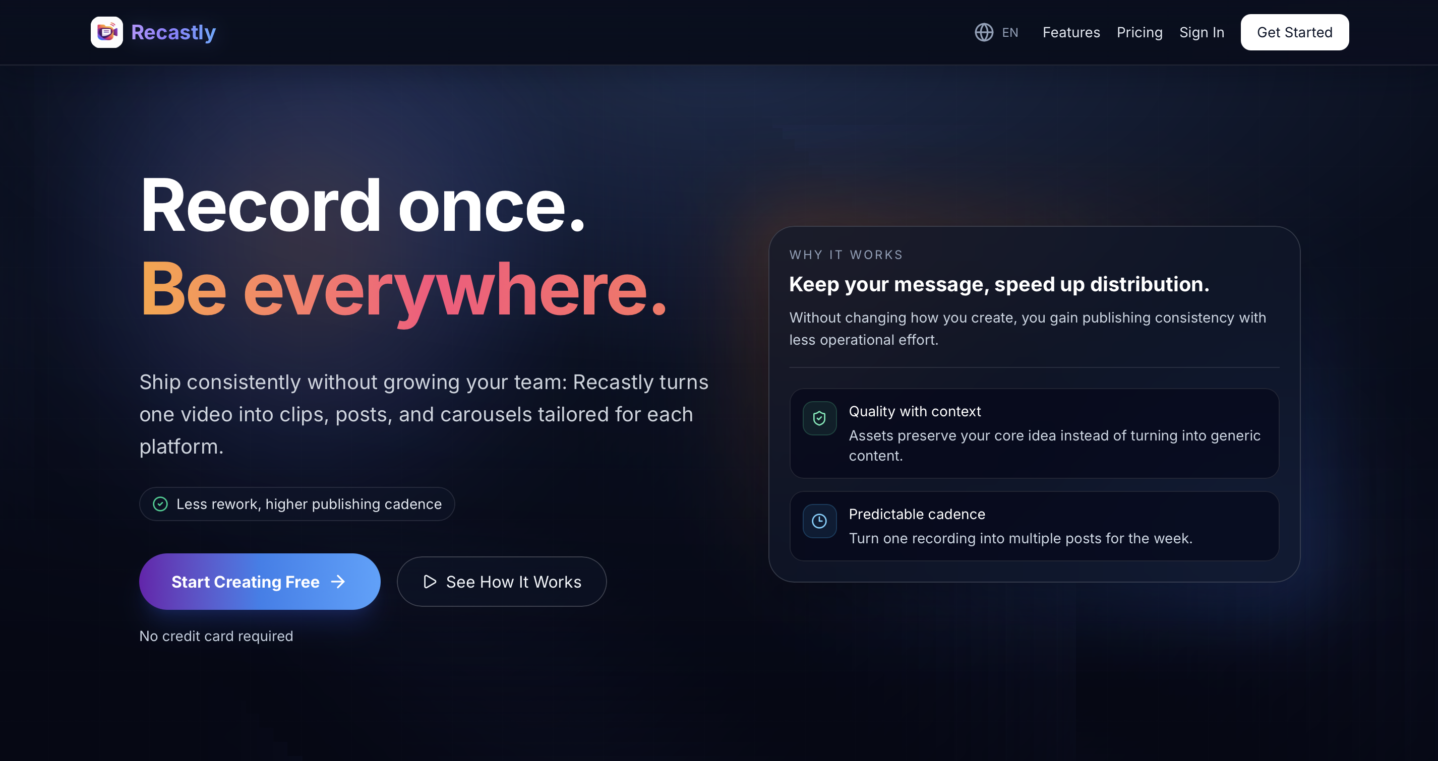 Recastly gallery image