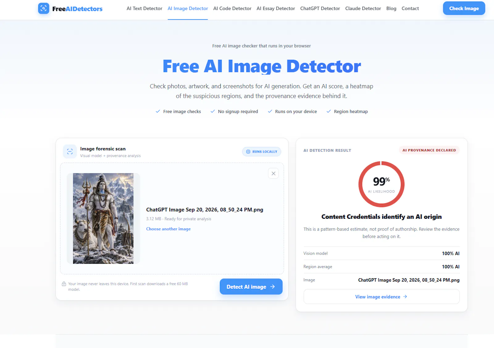 FreeAIDetectors screenshot 6