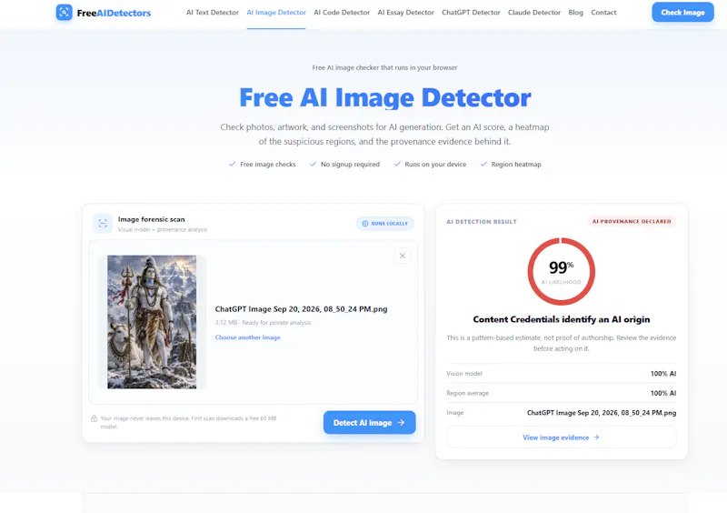 FreeAIDetectors screenshot 6