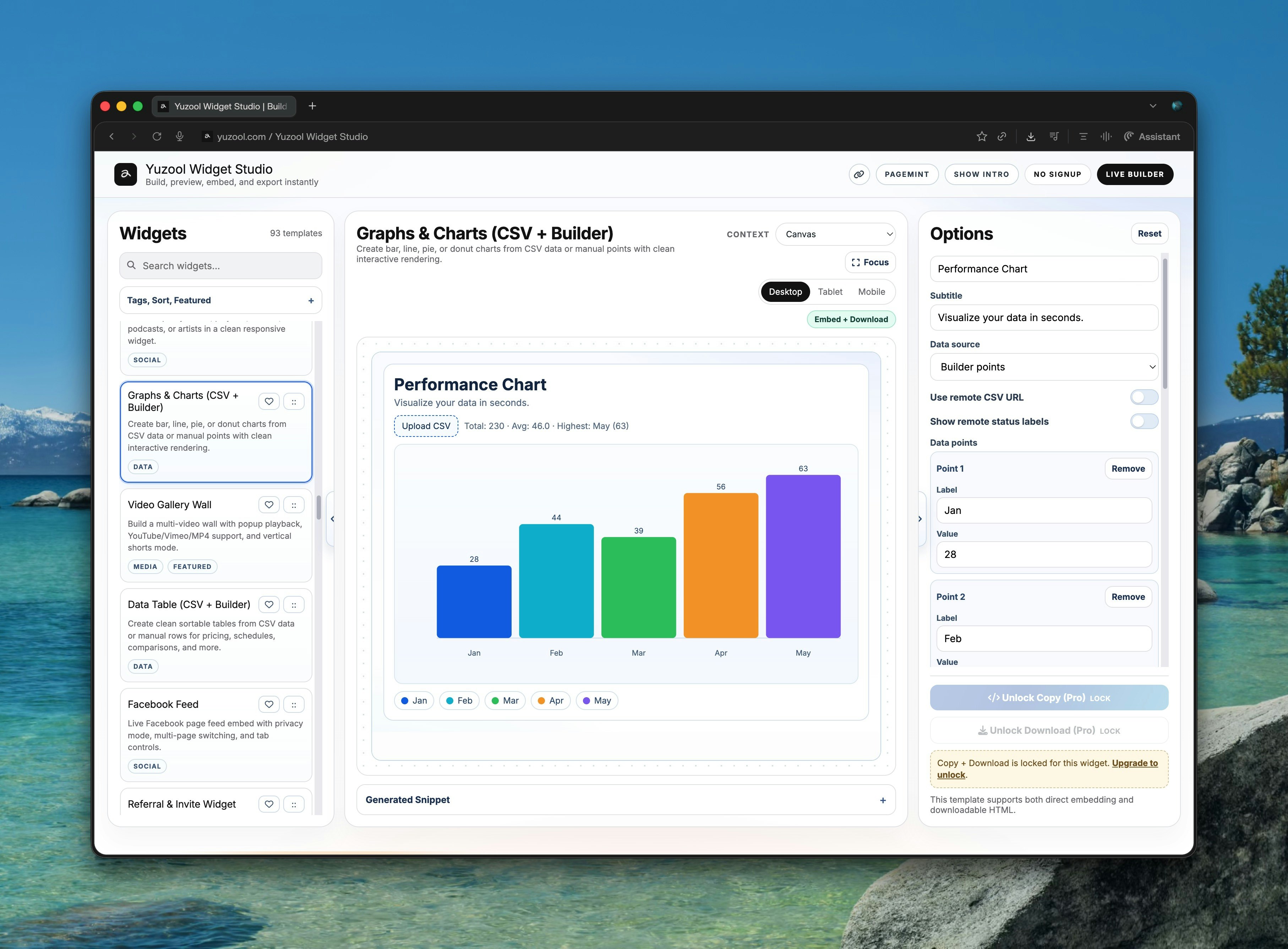 Yuzool Widgets gallery image