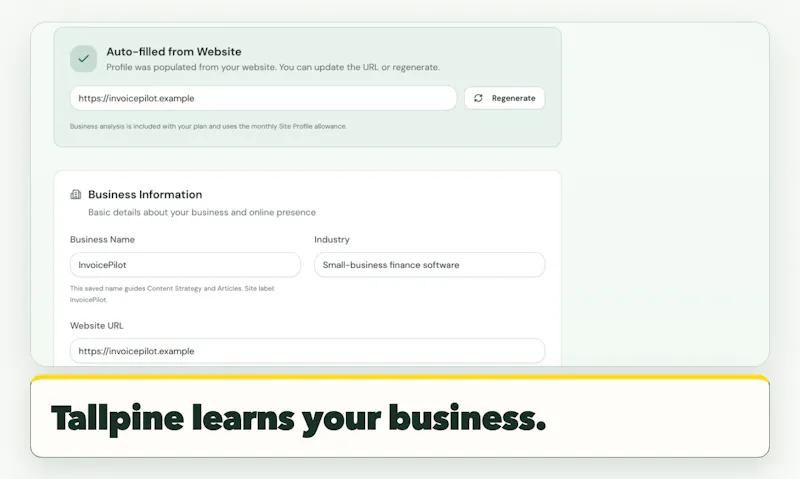 Tallpine screenshot 3