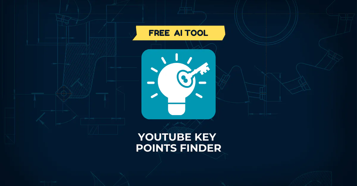 Free AI YouTube Video Key Points Finder